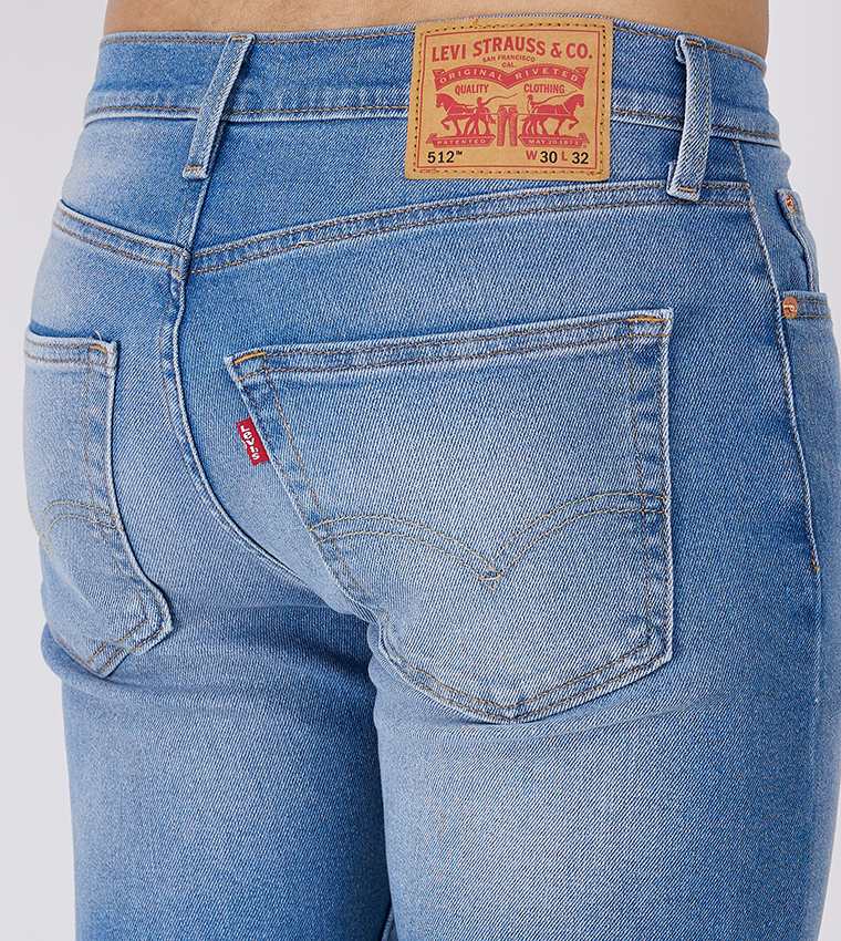 512 Mid-Rise Straight Fit Jeans