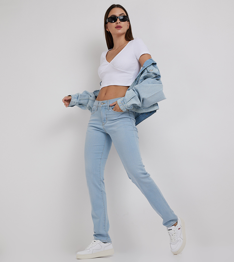 312 Washed Slim Fit Jeans