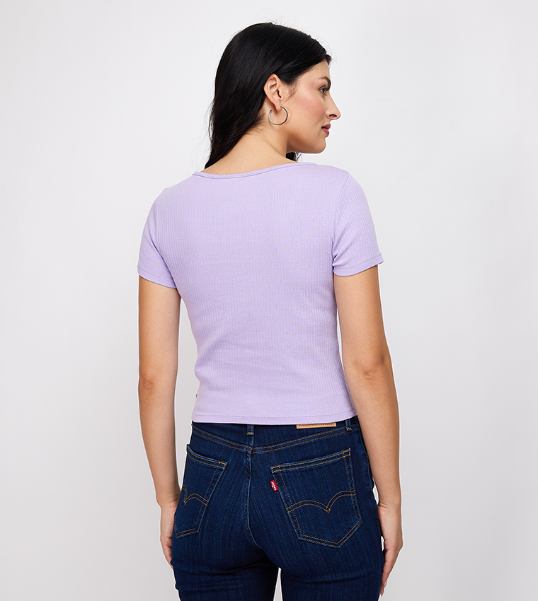 Britt Snap Button Front Top