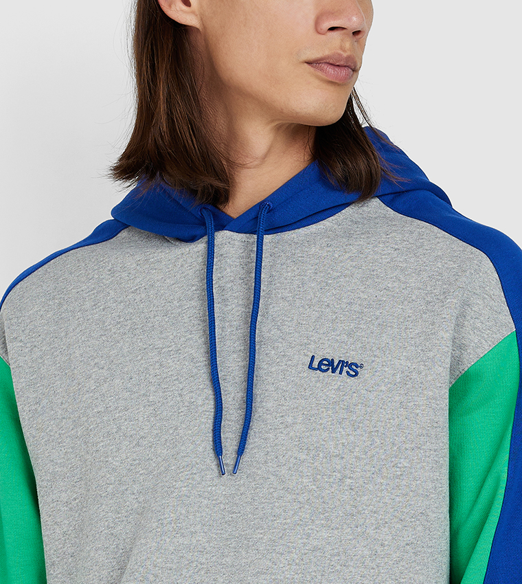 Levi's colour clearance block hoodie