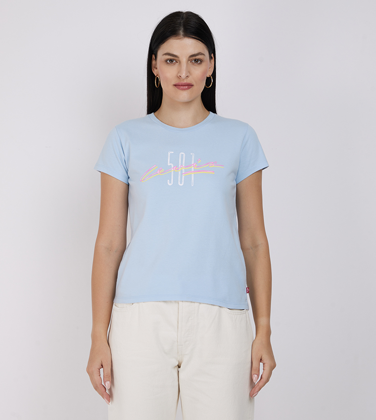 Printed Crew Neck T-Shirt