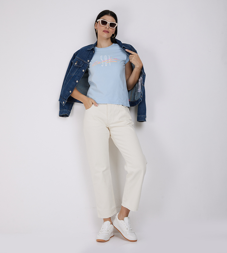 Printed Crew Neck T-Shirt