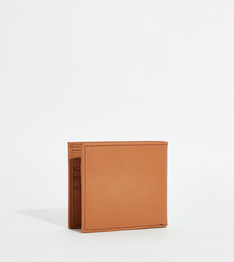 Logo Embossed Bi-Fold Wallet