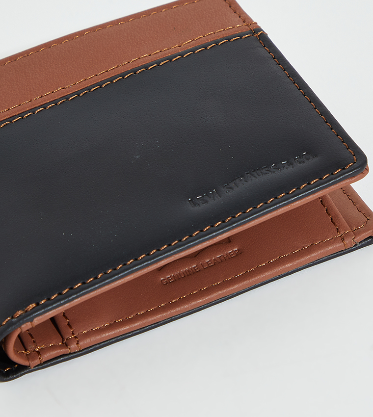 Color Block Bi-Fold Wallet