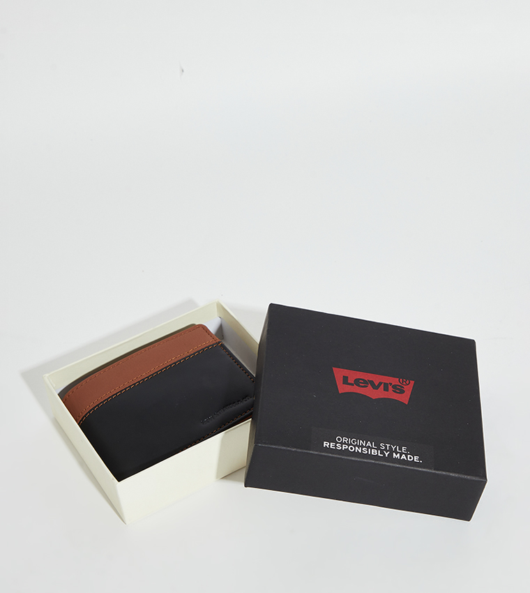 Color Block Bi-Fold Wallet