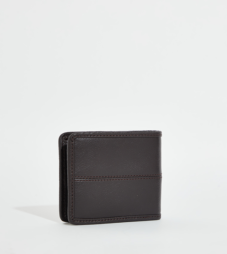 Textured Bi-Fold Wallet