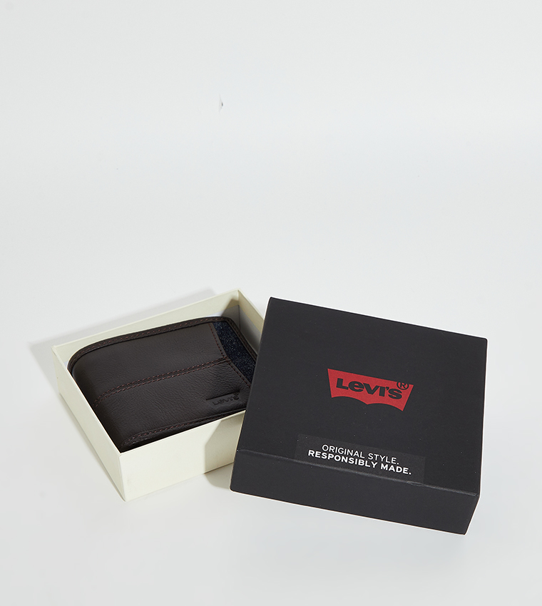 Textured Bi-Fold Wallet