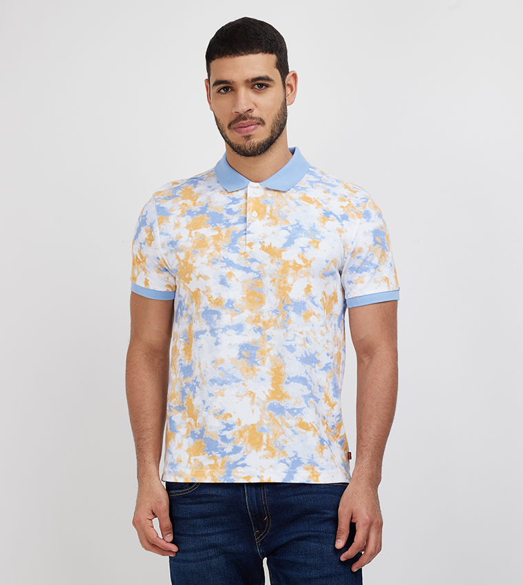 Tie-Dye Polo T-Shirt