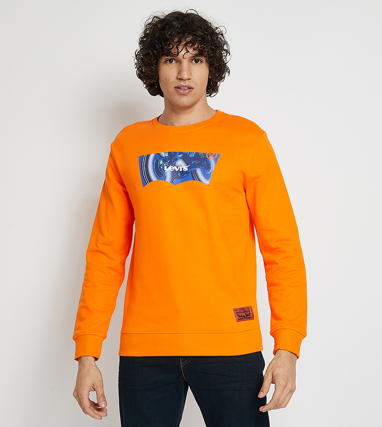 Logo Printed Crew Neck Sweatshirt