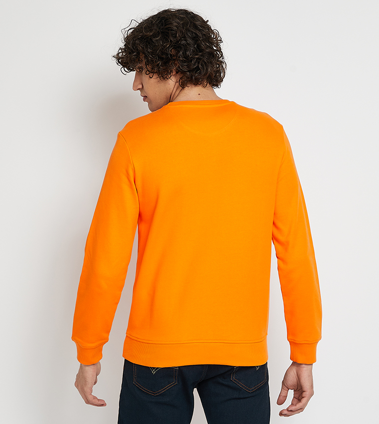 Logo Printed Crew Neck Sweatshirt