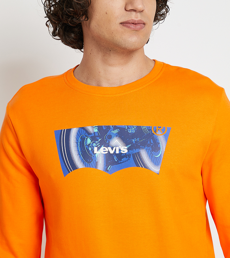 Logo Printed Crew Neck Sweatshirt