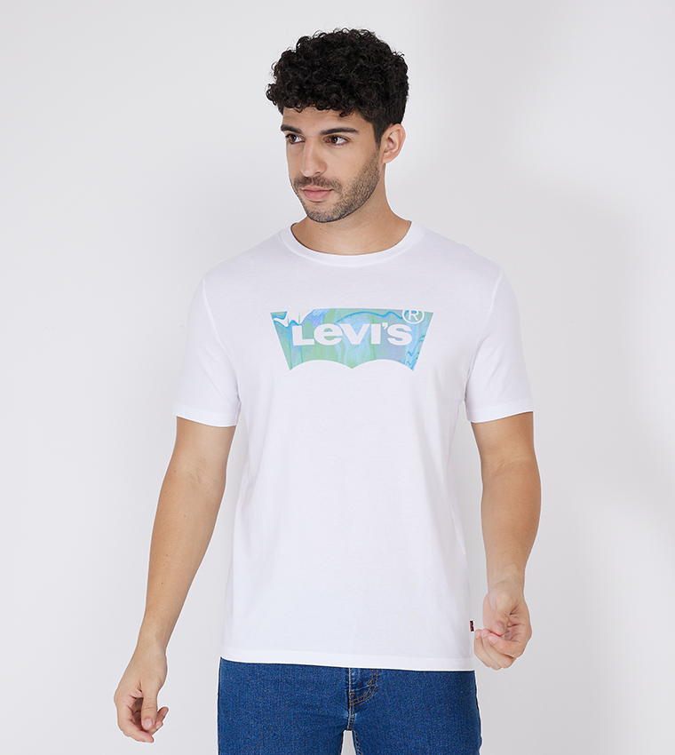 Logo Printed Crew Neck T-Shirt