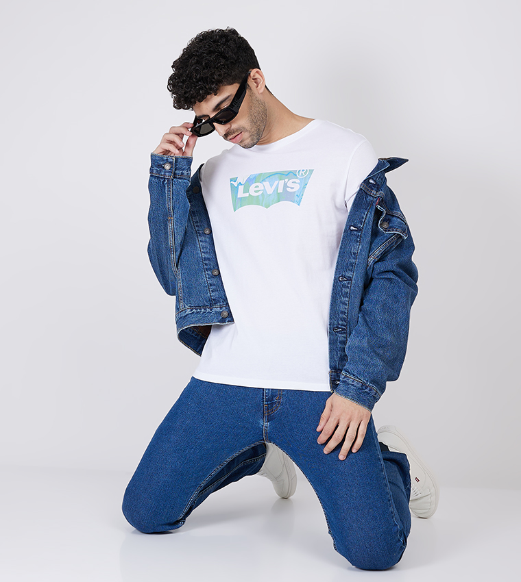 Logo Printed Crew Neck T-Shirt