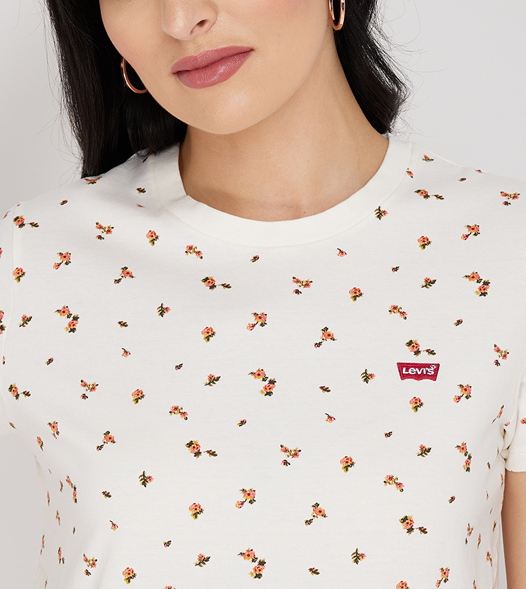 Levis floral t shirt deals