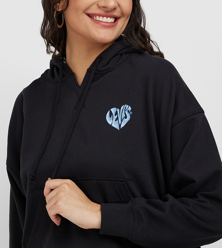 Printed Long Sleeves Hoodie