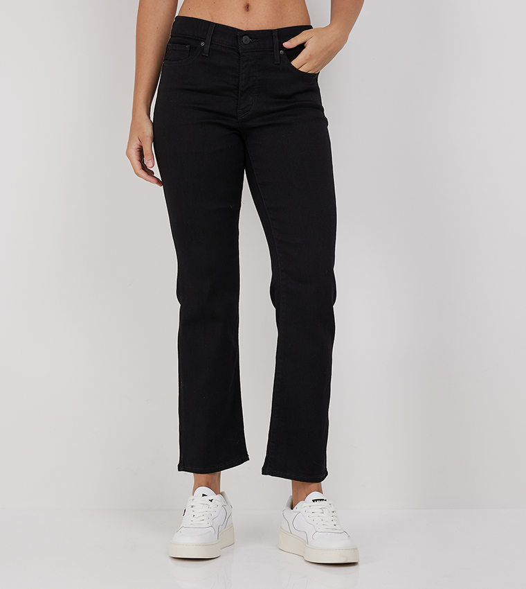 314 Solid Flared Jeans
