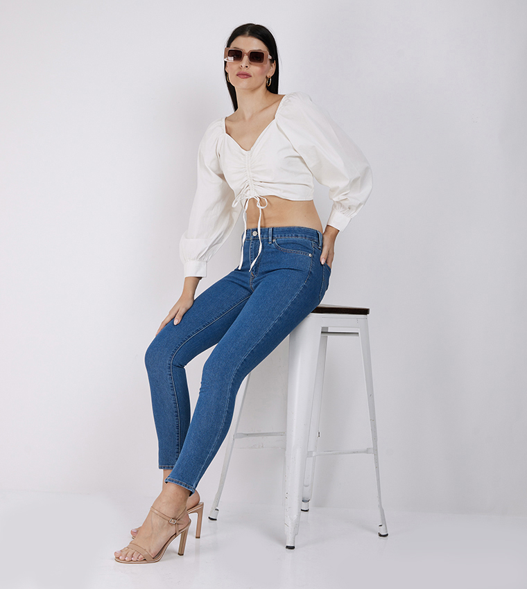710 Washed Skinny Fit Jeans