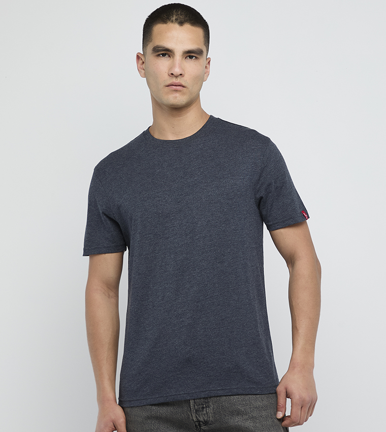 Solid Crew Neck T-Shirt