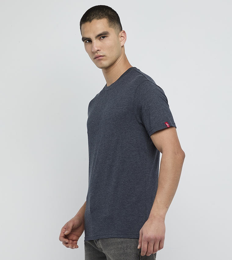 Solid Crew Neck T-Shirt