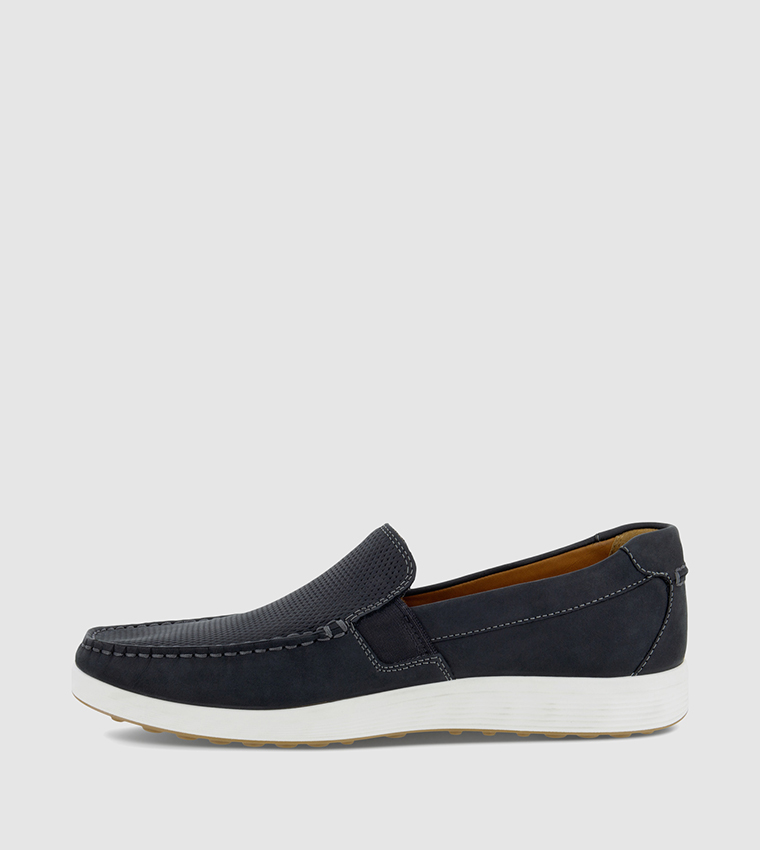 Buy ECCO S LITE MOC Textured Slip On Loafers In Black 6thStreet UAE