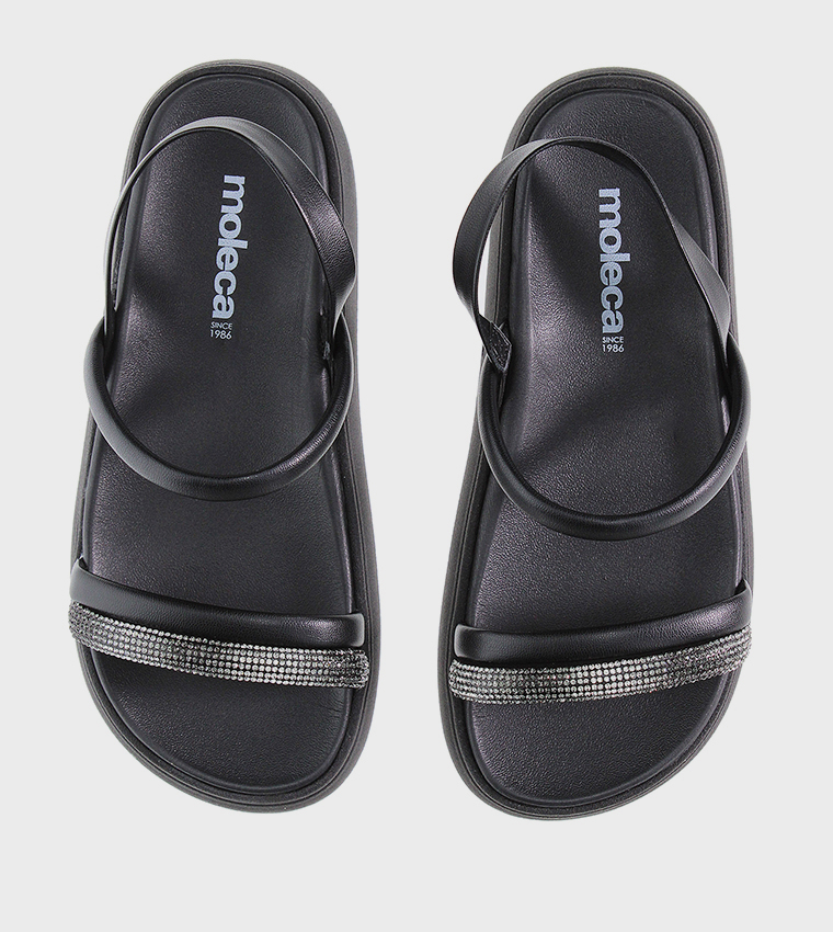 AAMIR Embellished Slingback Flat Sandals