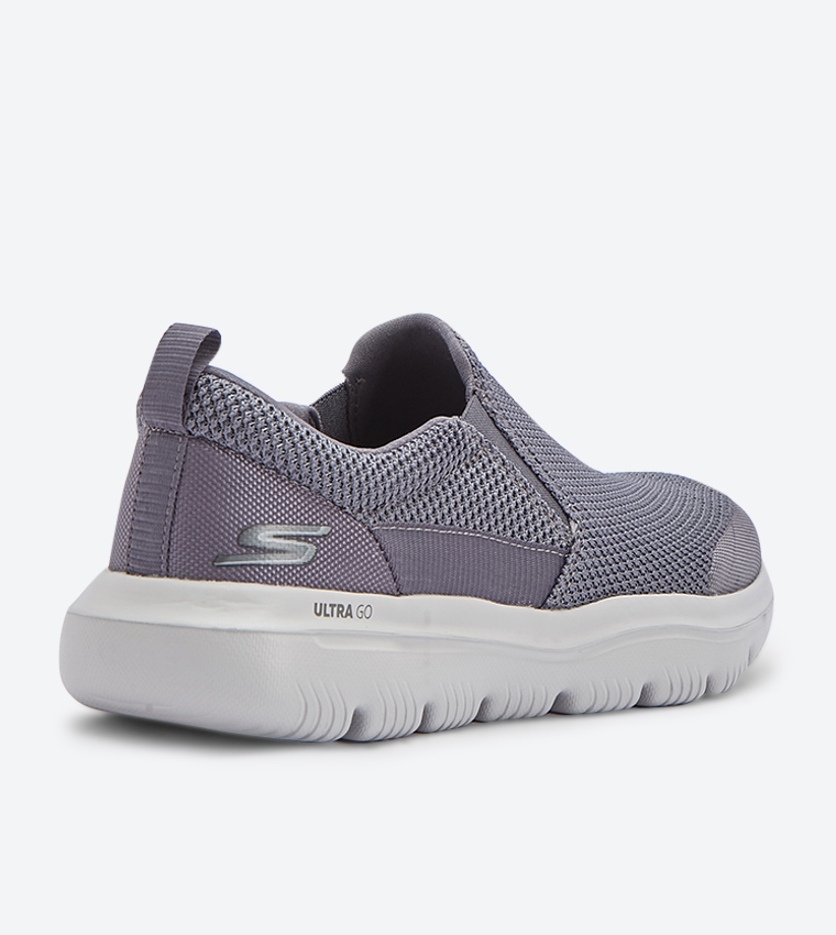 Go Walk Evolution Ultra Impeccable Round Toe Slip-Ons - Grey