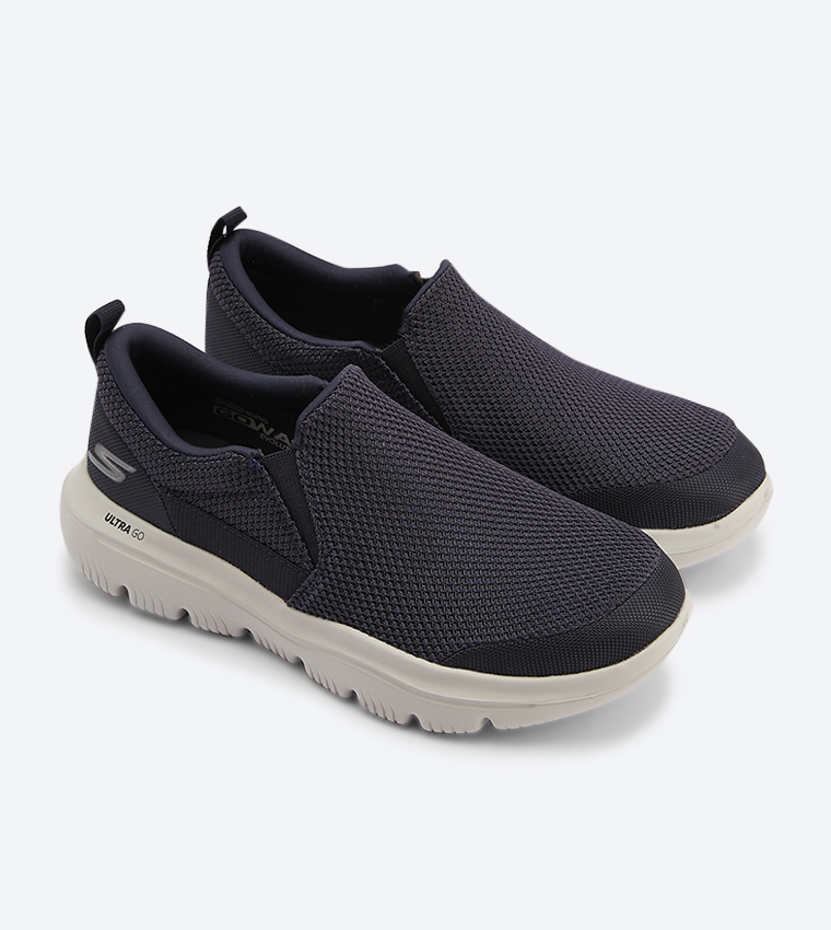 Go Walk Evolution Ultra Impeccable Round Toe Slip-Ons - Navy