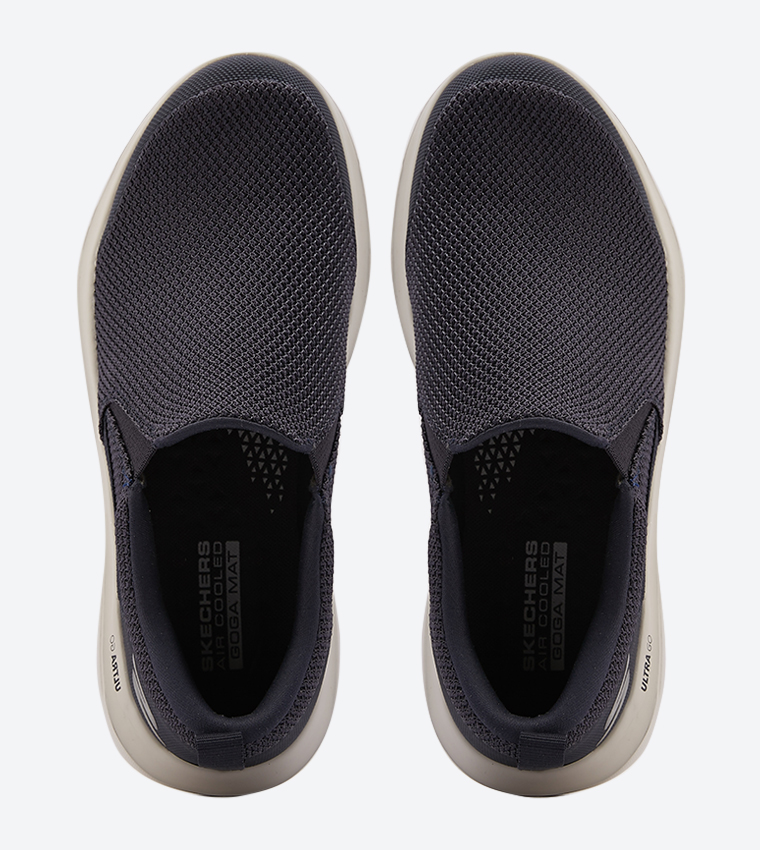 Go Walk Evolution Ultra Impeccable Round Toe Slip-Ons - Navy