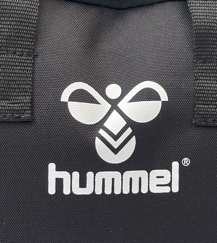 Logo Printed Zip Closure Backpack