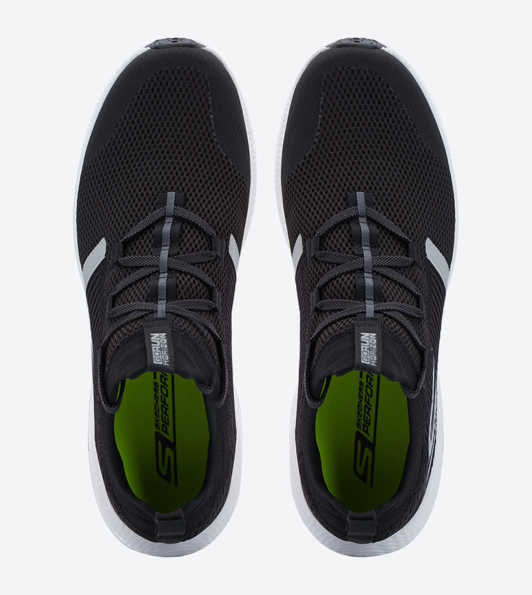 Buy Skechers Horizon Mesh Detail Round Toe Sneakers Black In Black 6thStreet Oman