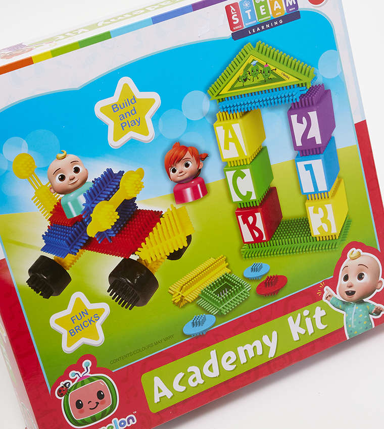 Buy R&B Kids Cocomelon Academy Kit Building Blocks In Multiple Colors ...