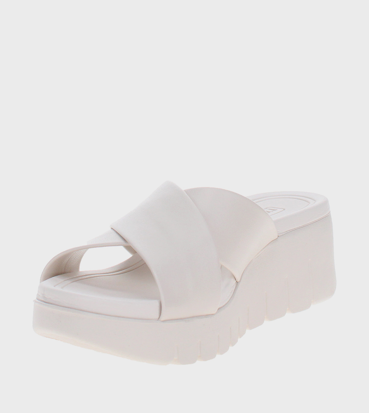 Criss-Cross Wedge Sandals