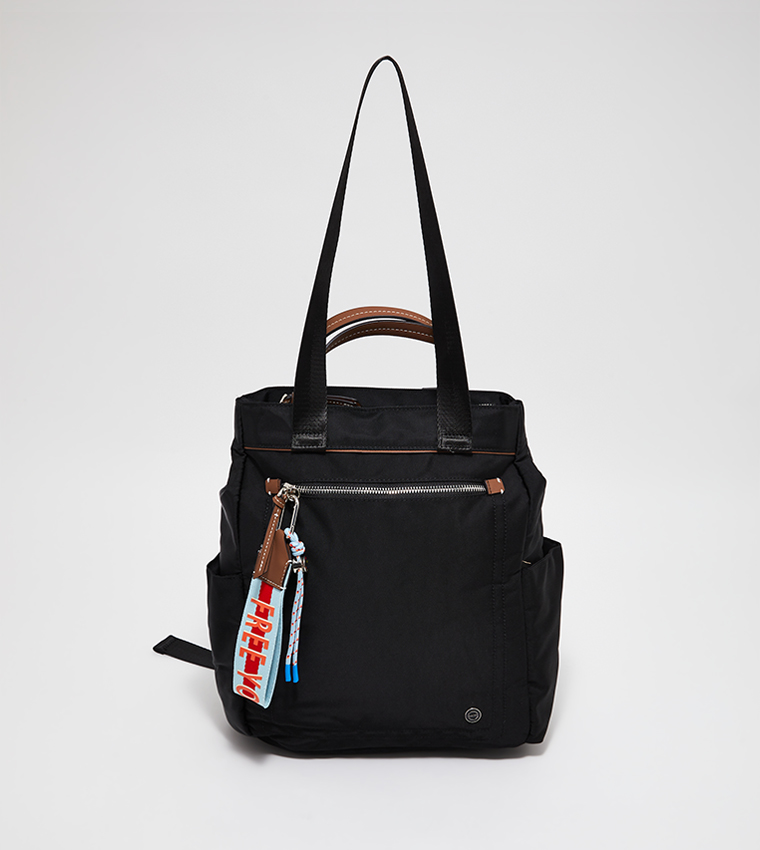 Buy Parfois Zippered Convertible Backpack In Black 6thStreet UAE