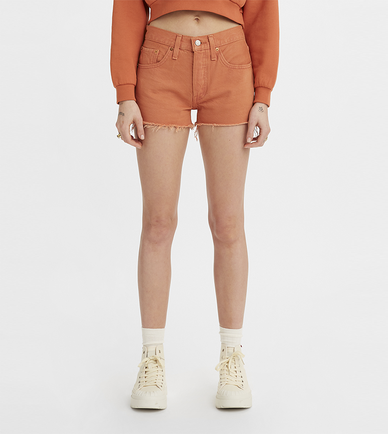 Orange 2025 levi shorts