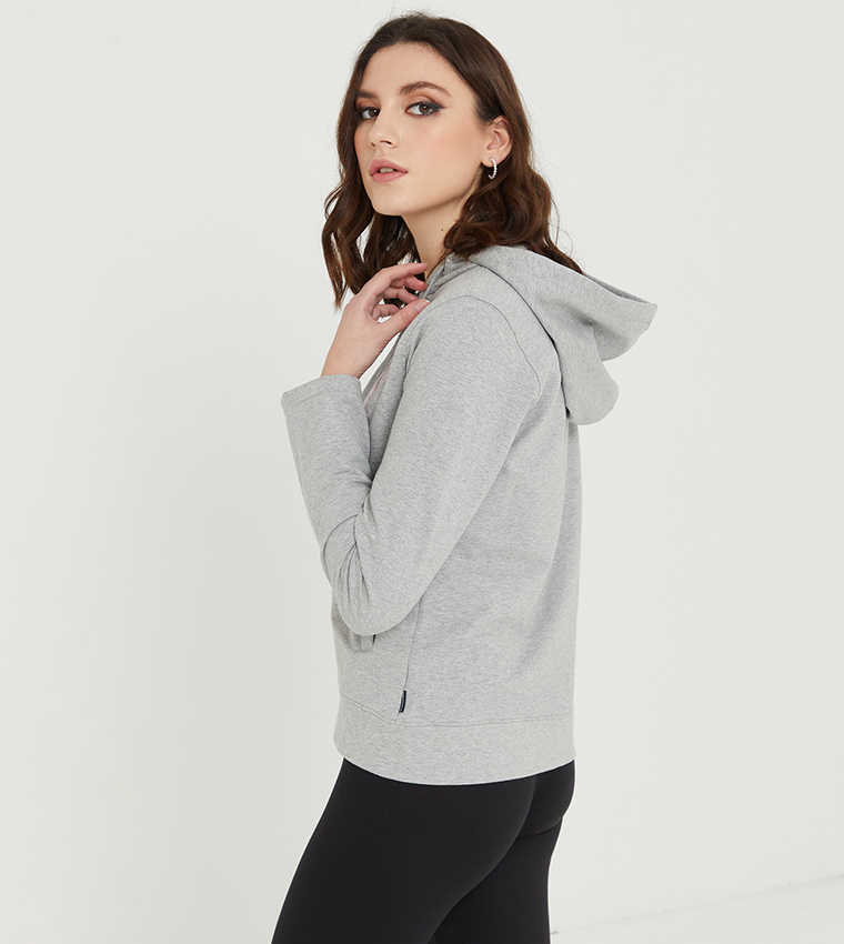 Fleece Hoodie-BP Grey