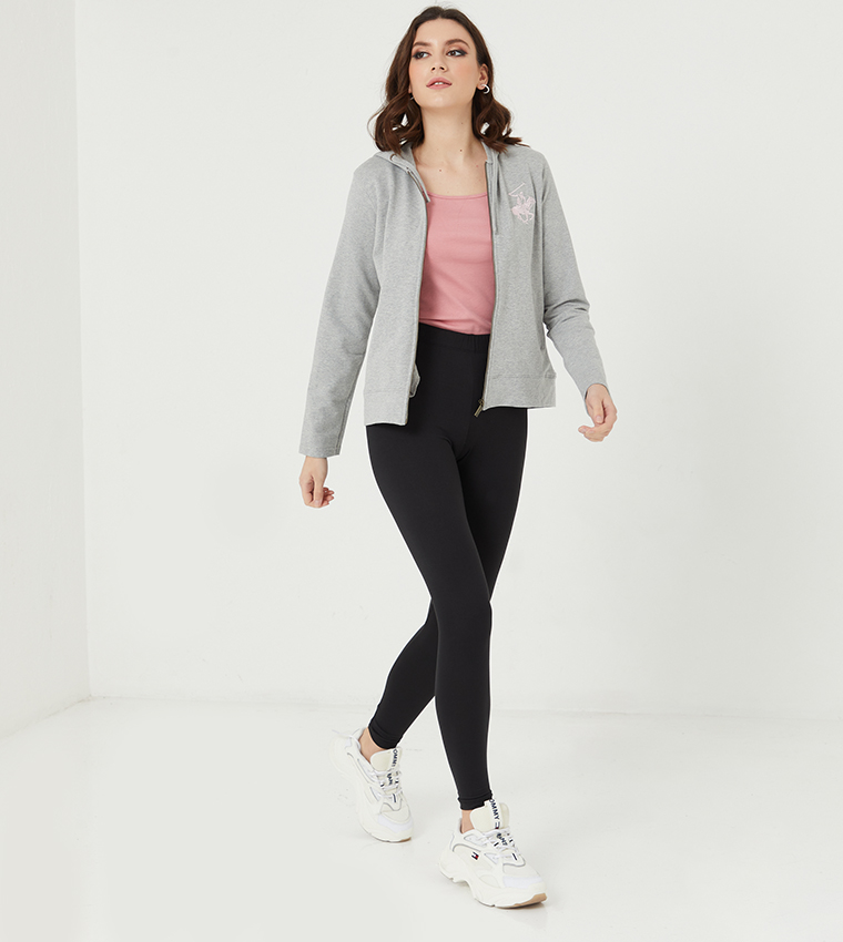 Fleece Hoodie-BP Grey