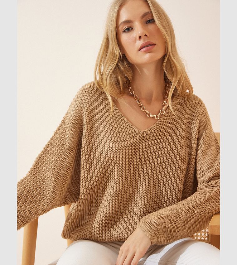 Knitted Round Neck Sweater
