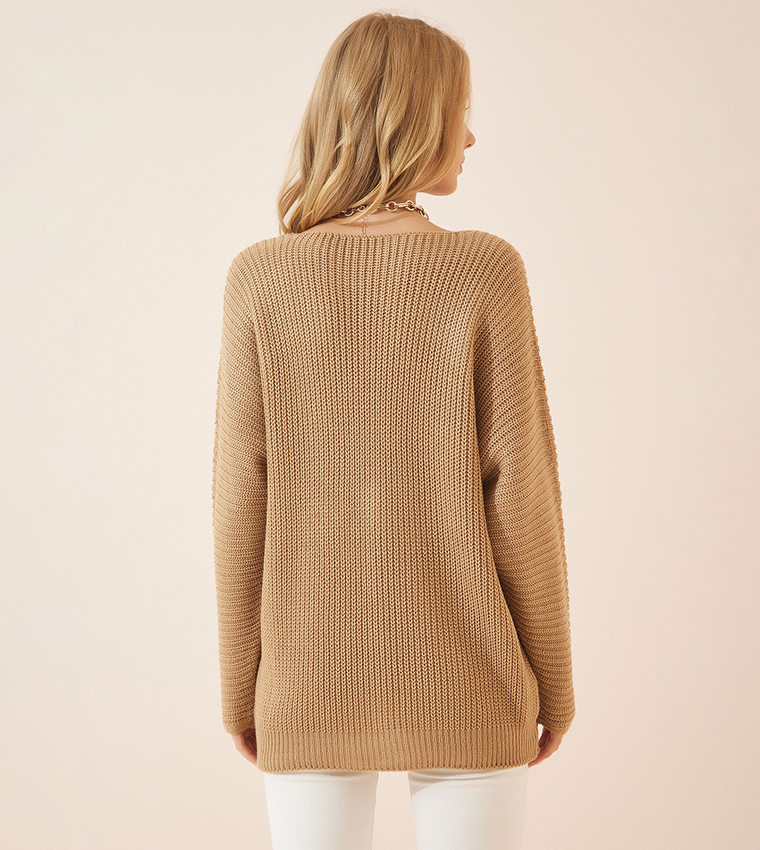 Knitted Round Neck Sweater