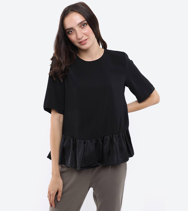 Peplum top store vero moda