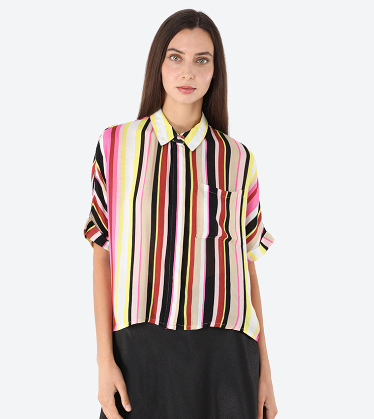 Striped Short Sleeve Shirt