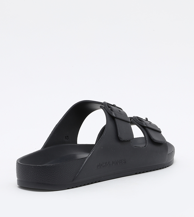 Buy Jack & Jones JFWCROXTON MOULDED SANDAL NOOS - Anthracite | NLYMAN