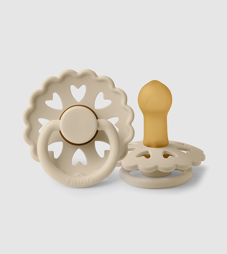 Fairytale Latex Baby Pacifier 0-6M 1-Pack Cream - Size 1