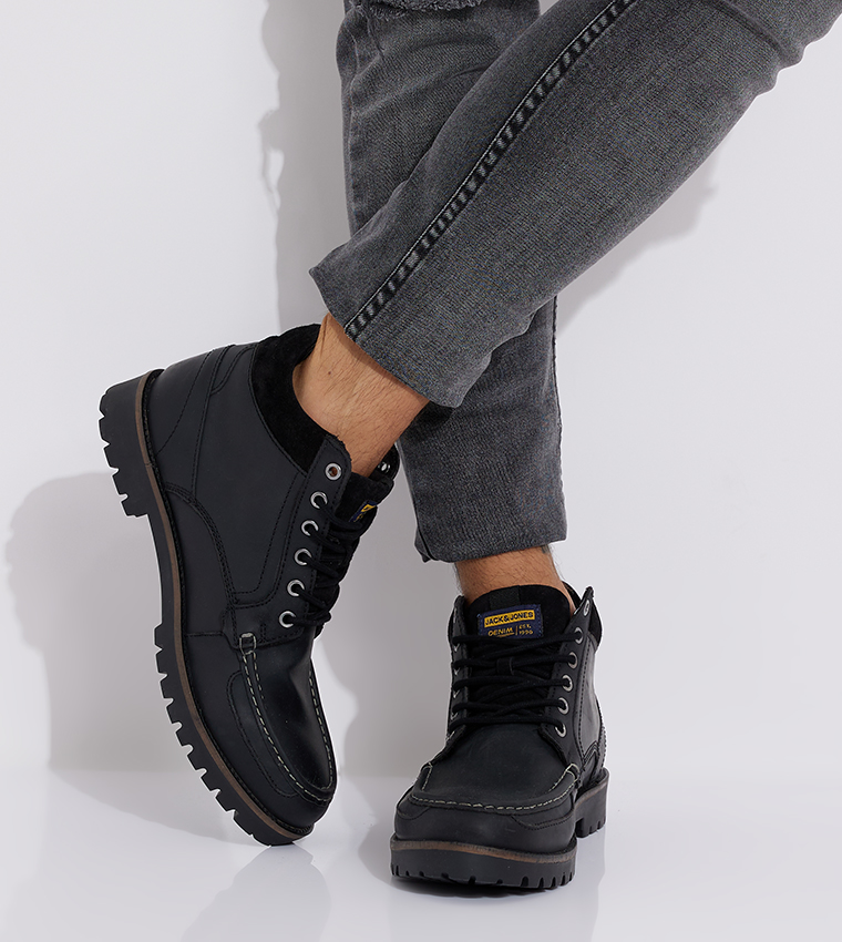 Gray store casual boots