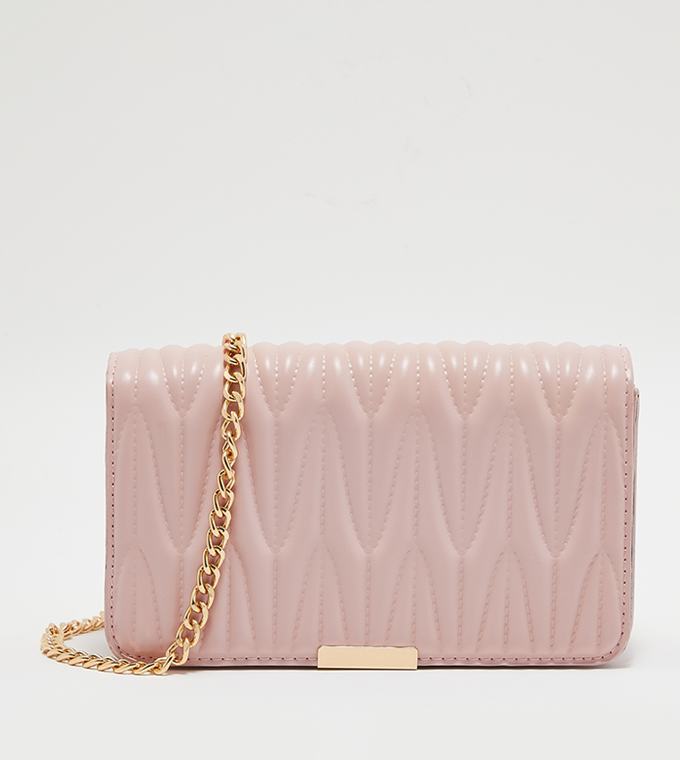 Buy Vero Moda Vmtina Quilted Crossbody Bag In Pink 6thStreet UAE