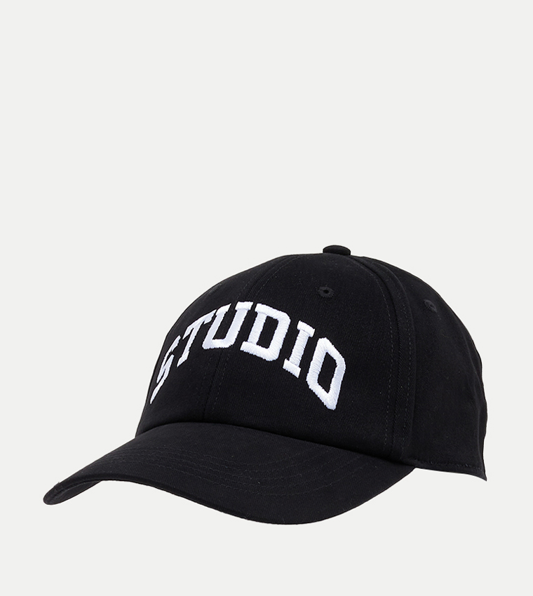 Buy Jack Jones Embroidered Baseball Cap In Black 6thStreet Qatar