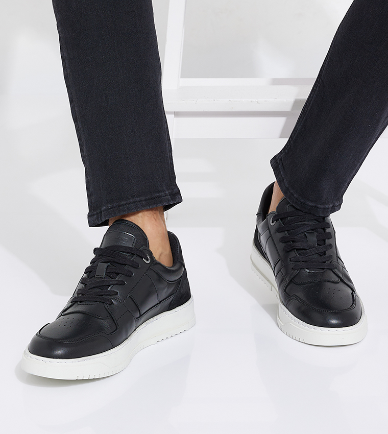 Lace-Up Low Top Sneakers