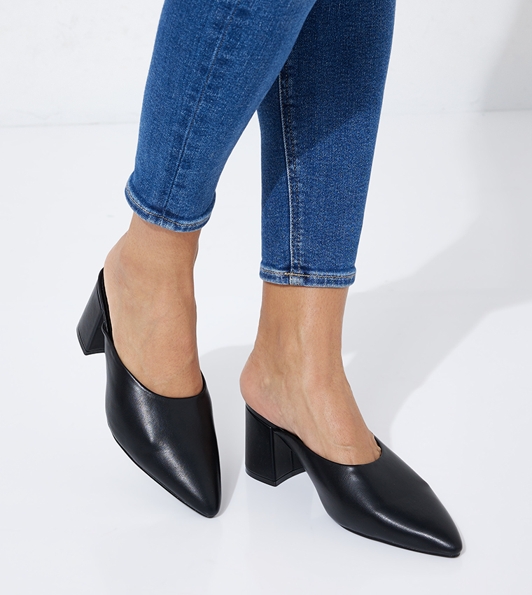 Flat Mules Mules Vero Moda Buy Vero Moda Pointed Toe Block