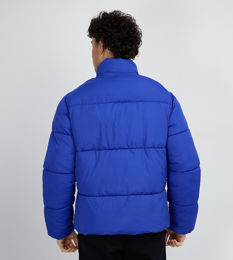 Padded shop jacket blue