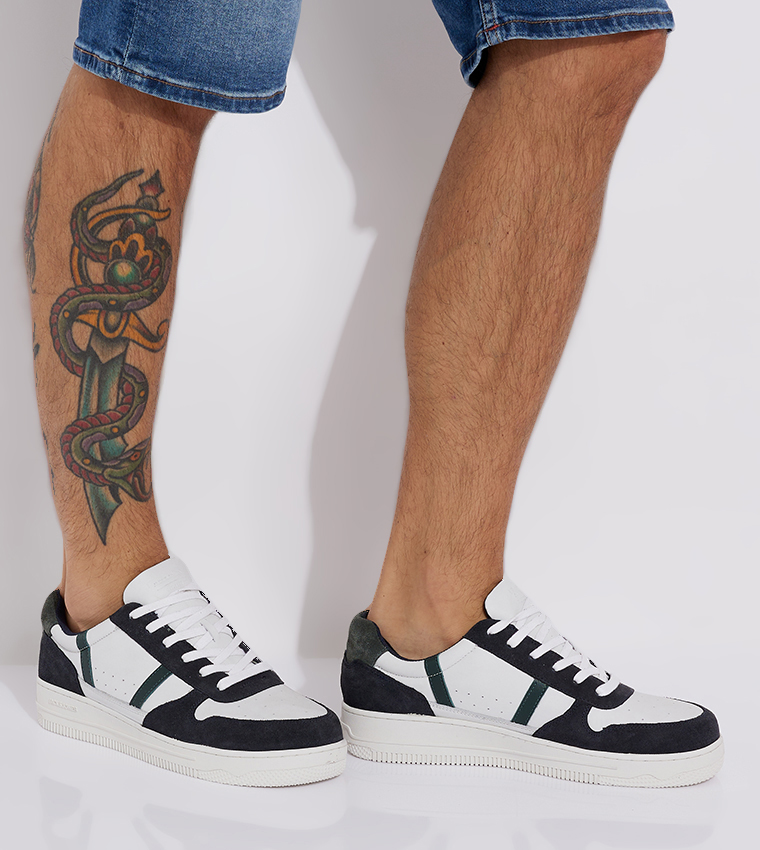 Lace Up Low Top Sneakers