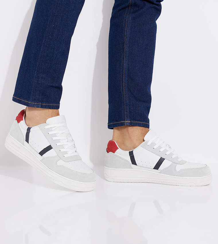 Lace Up Low Top Sneakers
